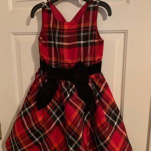 Gymborie Red Plaid dress  size 7